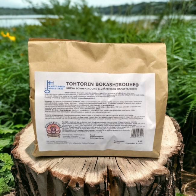 biojätteiden kompostointi - bokashirouhe