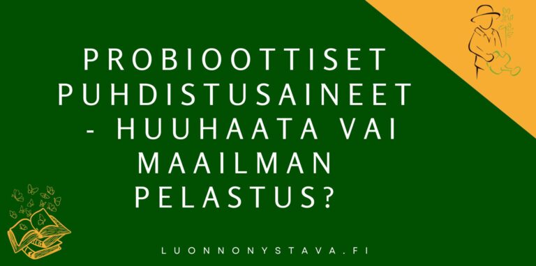 Probioottiset pesuaineet – huuhaata vai maailman pelastus?