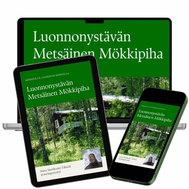 Luonnonystävän Metsäinen Mökkipiha
